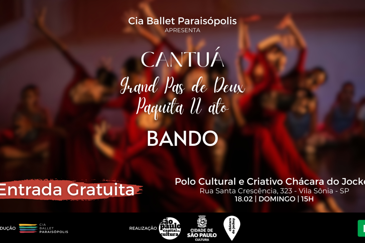 Cia Ballet Paraisópolis se apresenta no Polo Cultural e Criativo Chácara do Jockey