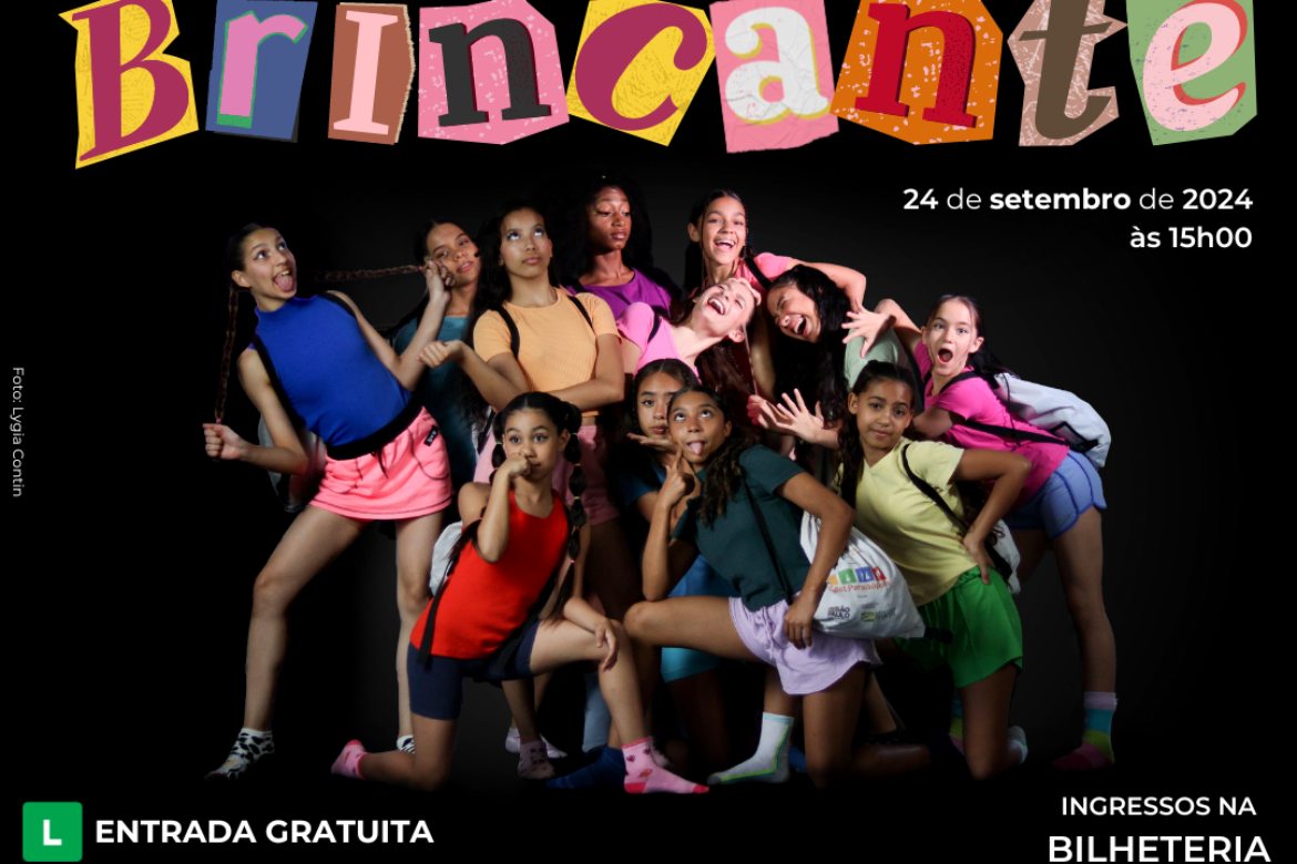 Grupo Infantil Ballet Paraisópolis apresenta “Brincante” no Teatro Sérgio Cardoso