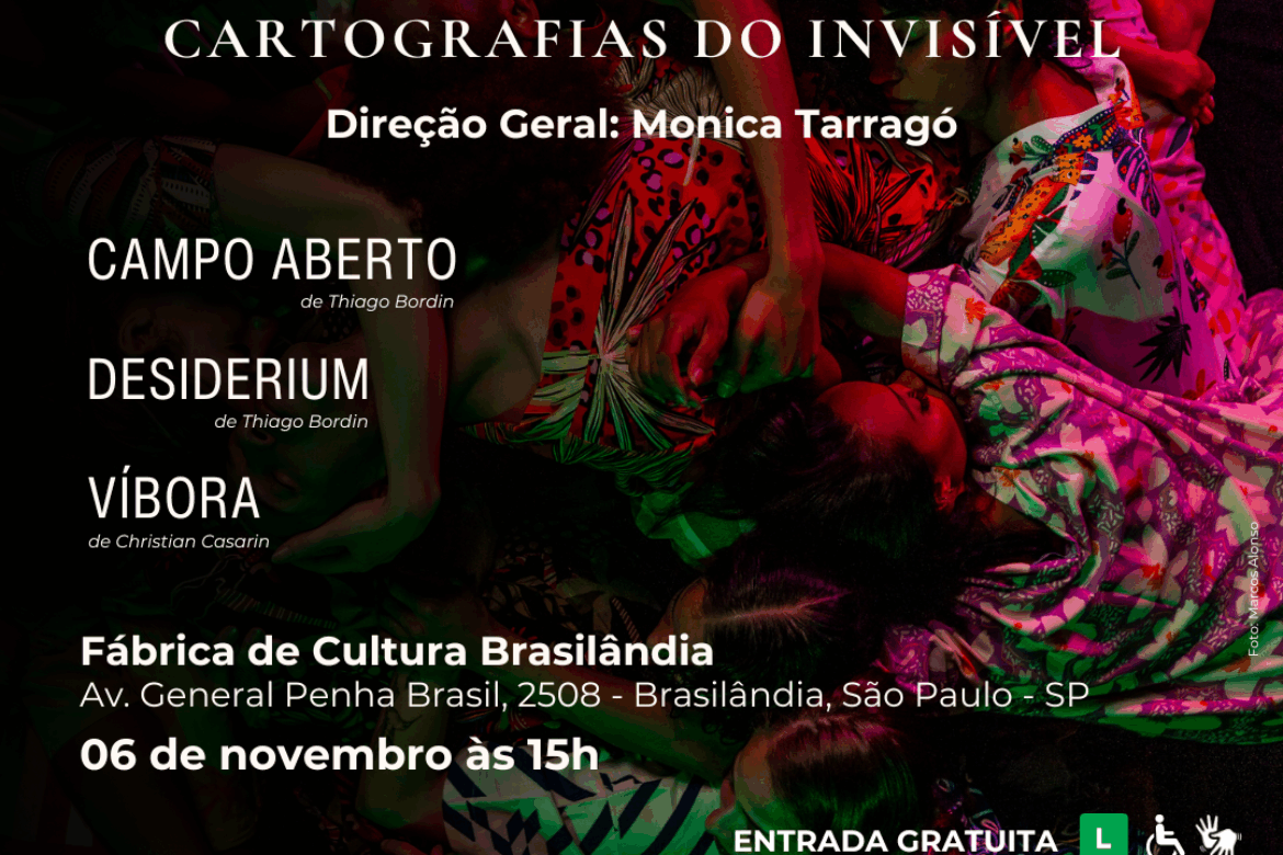 CIA BALLET PARAISÓPOLIS EM “CARTOGRAFIA DO INVISÍVEL“ NA FÁBRICA DE CULTURA BRASILÂNDIA